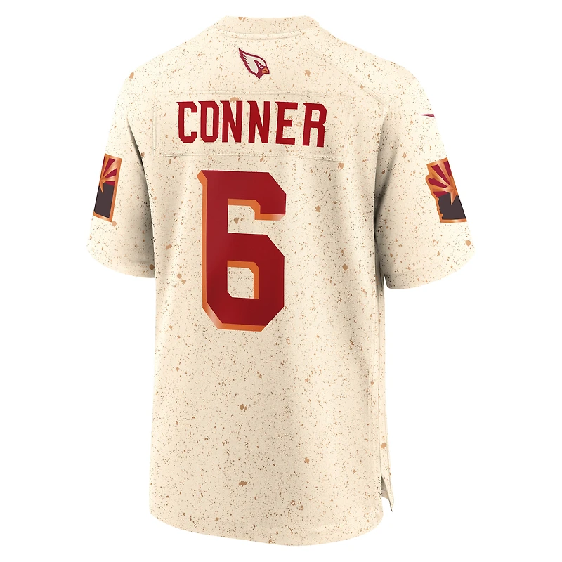Maillot de match Nike James Conner Natural Arizona Cardinals 2025 Rivalries Collection pour homme