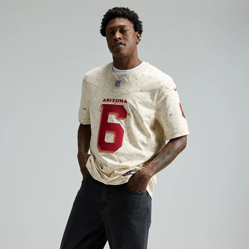 Men's Nike James Conner Natural Arizona Cardinals 2025 Rivalries Collection Limited Jersey