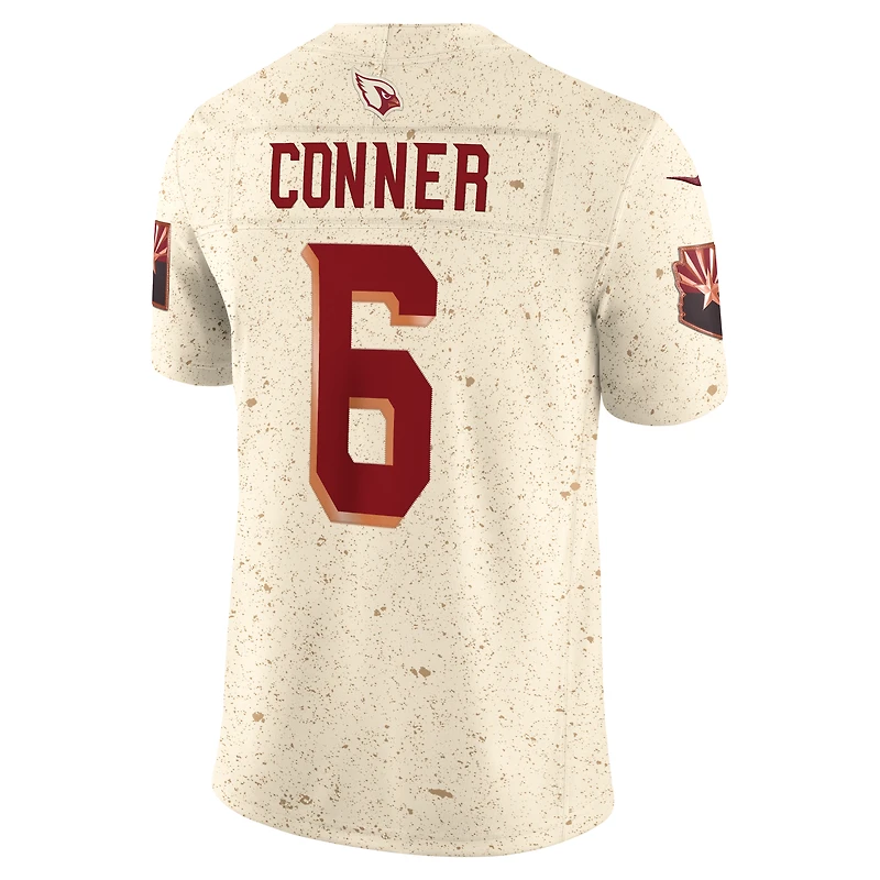 Men's Nike James Conner Natural Arizona Cardinals 2025 Rivalries Collection Stitched Limited Jersey