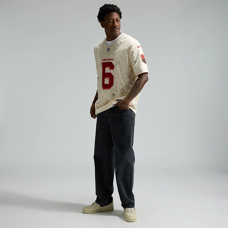 Men's Nike James Conner Natural Arizona Cardinals 2025 Rivalries Collection Stitched Limited Jersey