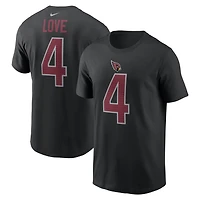 Men's Nike Jeremiyah Love Cardinal Arizona Cardinals Name & Number T-Shirt