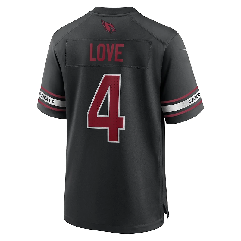 Men's Nike Jeremiyah Love Black Arizona Cardinals Alternate Game Player Jersey