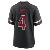 Men's Nike Jeremiyah Love Black Arizona Cardinals Alternate Game Player Jersey