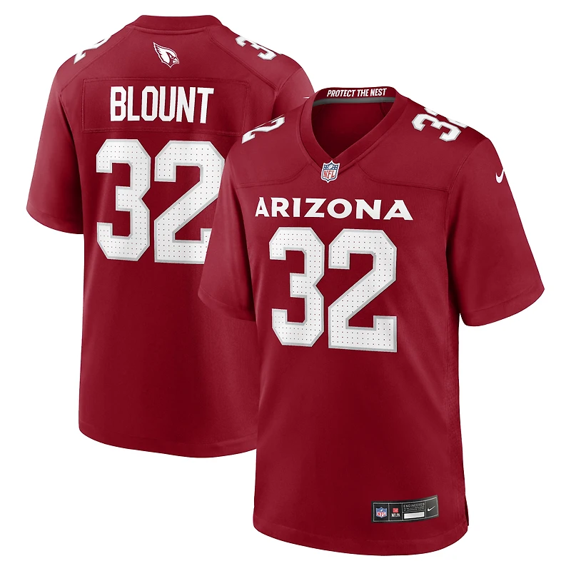 Men's Nike Joey Blount Cardinal Arizona Cardinals Game Jersey