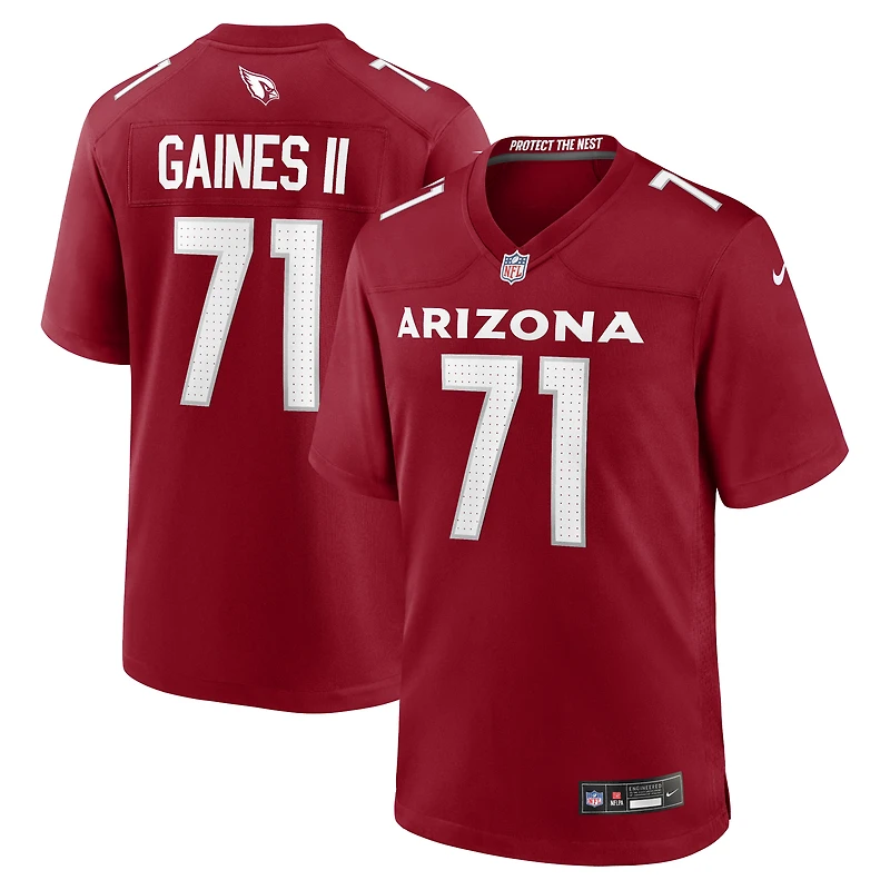 Men's Nike Jon Gaines II Cardinal Arizona Cardinals Team Game Jersey