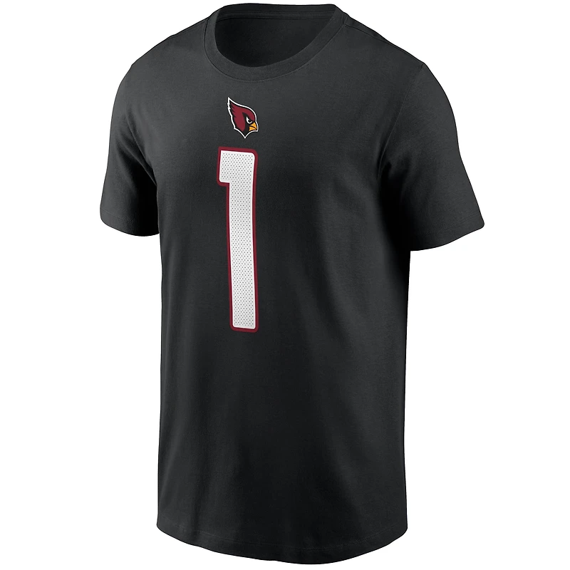 T-shirt avec nom et numéro Nike Kyler Murray pour hommes, noir, Arizona Cardinals