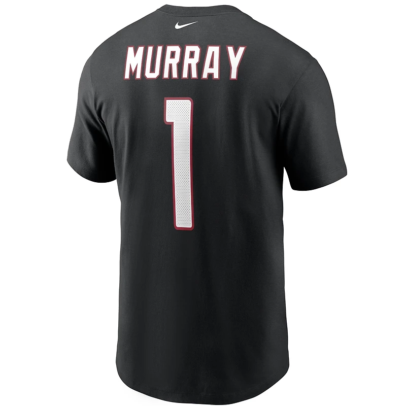 T-shirt avec nom et numéro Nike Kyler Murray pour hommes, noir, Arizona Cardinals