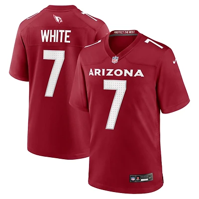 Men's Nike Kyzir White  Cardinal Arizona Cardinals Team Game Jersey
