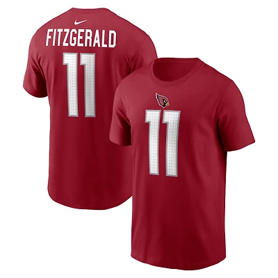 Men's Nike Larry Fitzgerald Cardinal Arizona Cardinals Retired Name & Number T-Shirt