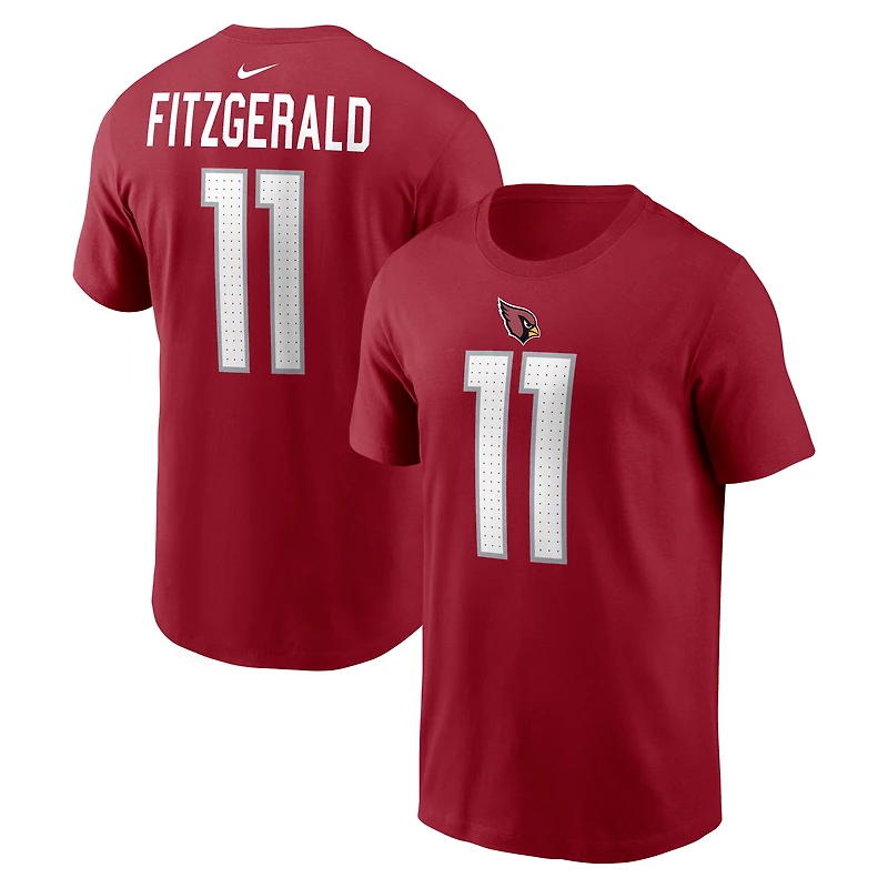 Men's Nike Larry Fitzgerald Cardinal Arizona Cardinals Retired Player Name & Number T-Shirt