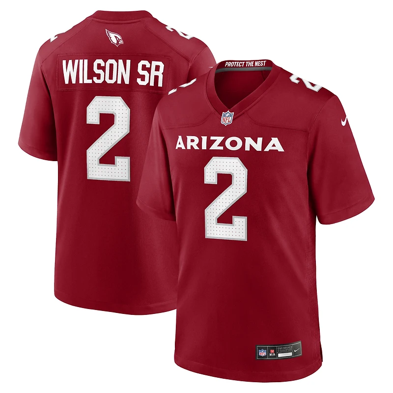 Maillot de match Nike Mack Wilson Sr. Cardinal Arizona Cardinals pour homme