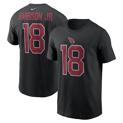 Men's Nike Marvin Harrison Jr. Cardinal Arizona Cardinals Name & Number T-Shirt