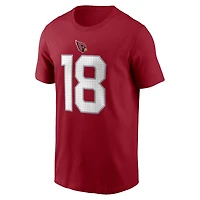 T-shirt Nike Marvin Harrison Jr. Cardinal pour homme avec nom et numéro des Cardinals de l'Arizona