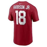 T-shirt Nike Marvin Harrison Jr. Cardinal pour homme avec nom et numéro des Cardinals de l'Arizona