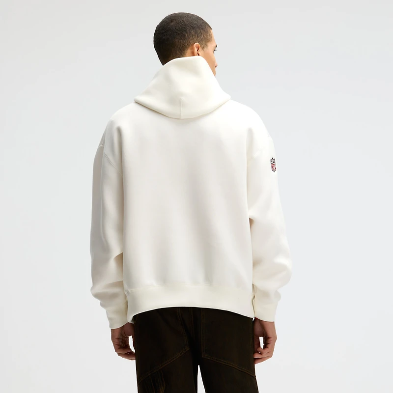 Men's Nike Natural Arizona Cardinals 2025 Rivalries Collection Oversized Tech Fleece Hoodie