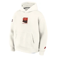 Men's Nike Natural Arizona Cardinals 2025 Rivalries Collection Oversized Tech Fleece Hoodie