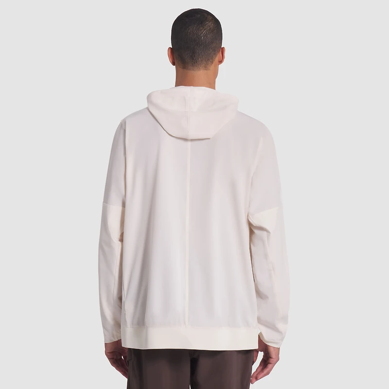 Men's Nike Natural Arizona Cardinals 2025 Rivalries Collection Sideline Anorak Half-Zip Hoodie Jacket