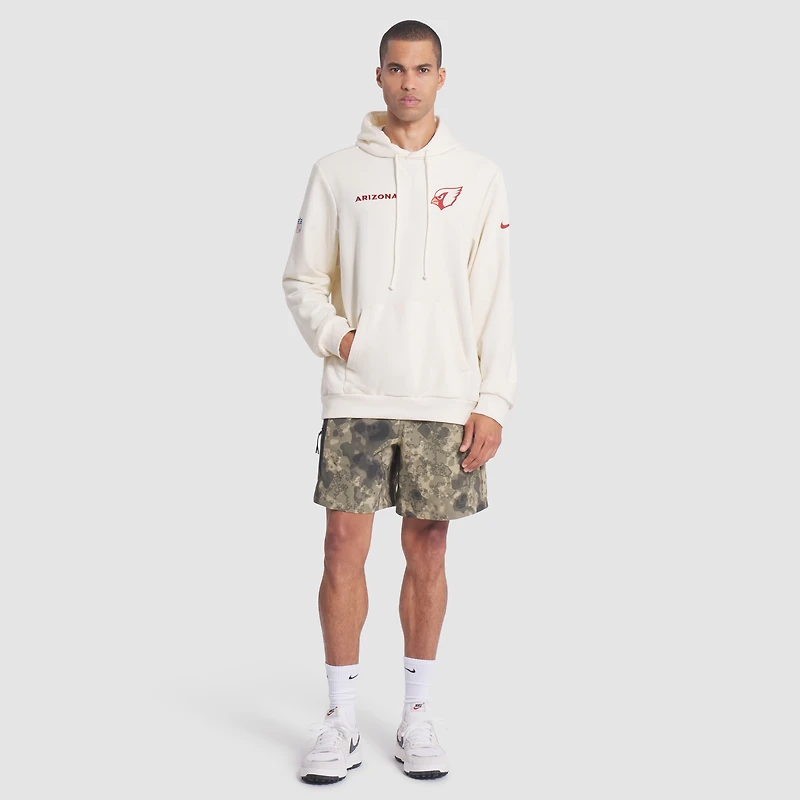 Sweat à capuche Nike Natural Arizona Cardinals 2025 Rivalries Collection Standard Issue Sideline Dri-FIT pour homme