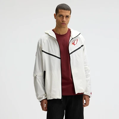 Men's Nike Natural Arizona Cardinals 2025 Rivalries Collection Tech Raglan Full-Zip Jacket