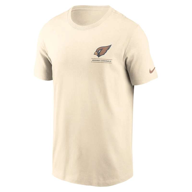 T-shirt Nike Freestyle Essential naturel pour homme, Arizona Cardinals