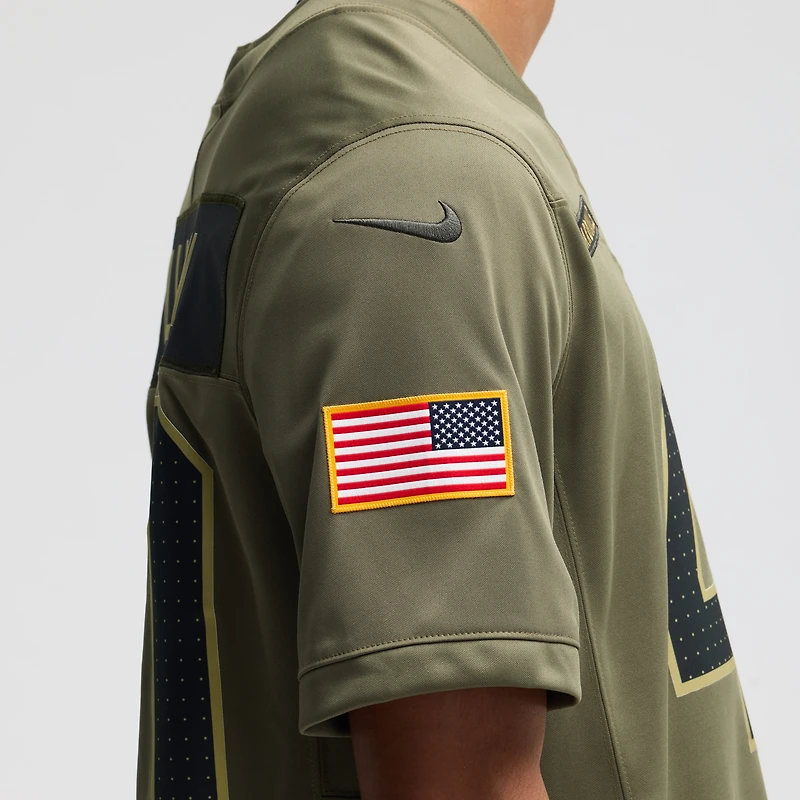 Men's Nike Pat Tillman Olive Arizona Cardinals 2025 Salute to Service Retired Limited Jersey