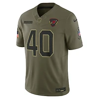 Men's Nike Pat Tillman Olive Arizona Cardinals 2025 Salute to Service Retired Limited Jersey