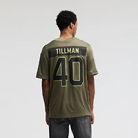 Men's Nike Pat Tillman Olive Arizona Cardinals 2025 Salute to Service Retired Limited Jersey