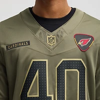 Men's Nike Pat Tillman Olive Arizona Cardinals 2025 Salute to Service Retired Limited Jersey