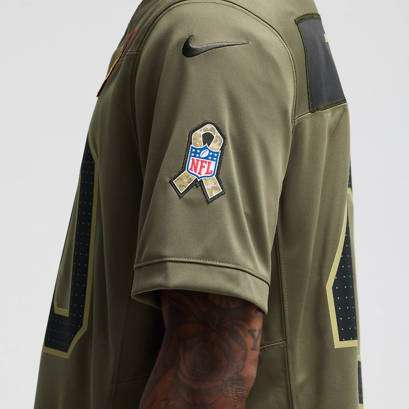 Men's Nike Pat Tillman Olive Arizona Cardinals 2025 Salute to Service Retired Limited Jersey