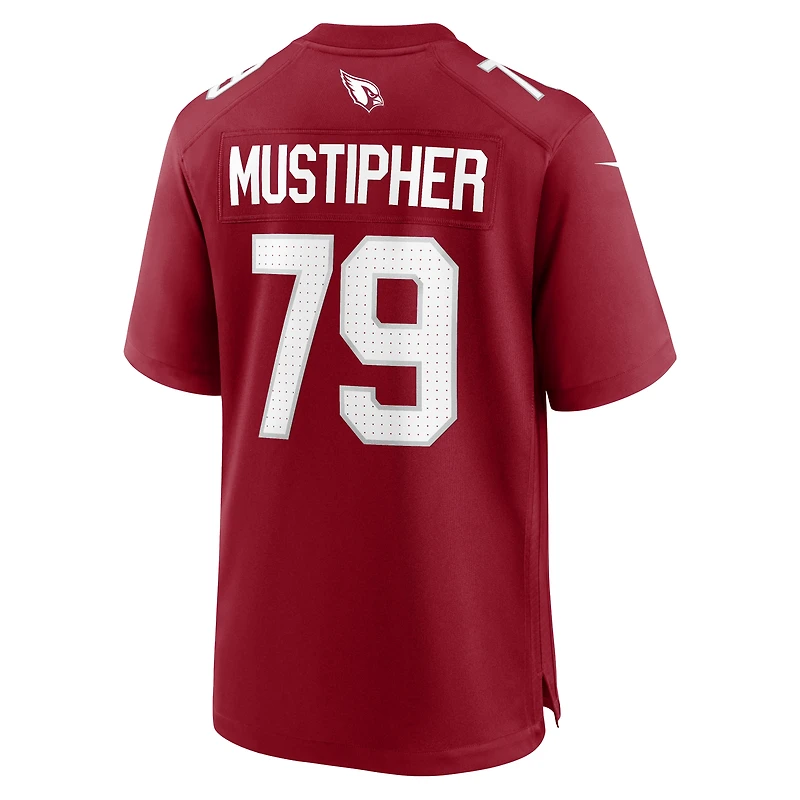 Men's Nike PJ Mustipher  Cardinal Arizona Cardinals Team Game Jersey
