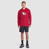 T-shirt à capuche et manches longues Nike rouge Arizona Cardinals 2025 Rivalries Collection Sideline Dri-FIT pour homme