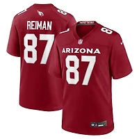 Men's Nike Tip Reiman  Cardinal Arizona Cardinals Team Game Jersey