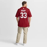 Maillot de match Nike Trey Benson Cardinal Arizona Cardinals pour homme