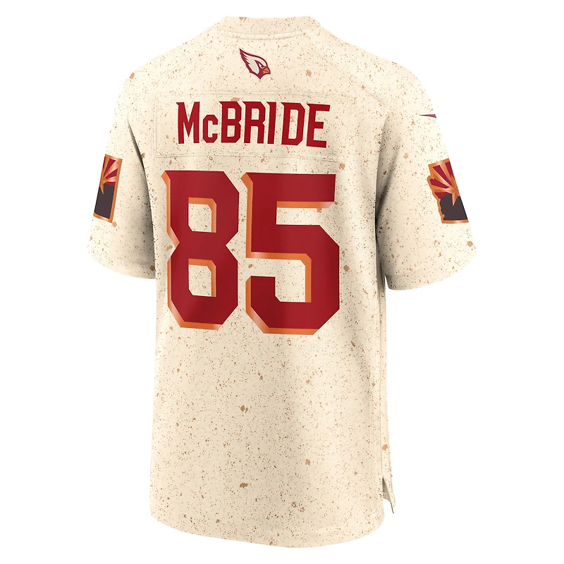 Men's Nike Trey McBride Natural Arizona Cardinals 2025 Rivalries Collection Game Jersey