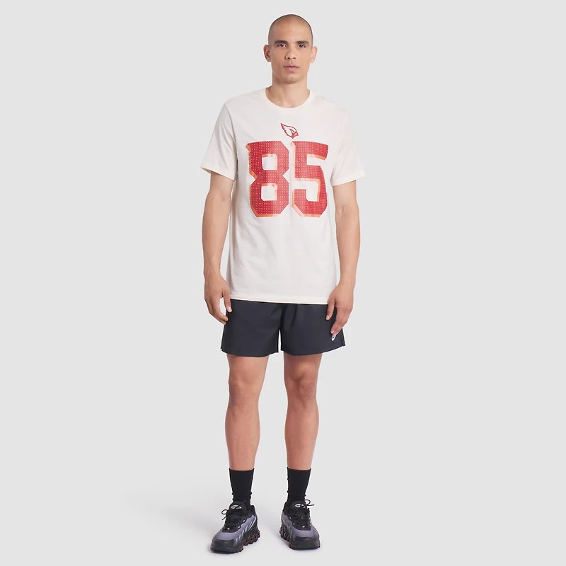 Men's Nike Trey McBride Natural Arizona Cardinals 2025 Rivalries Collection Player Name & Number T-Shirt