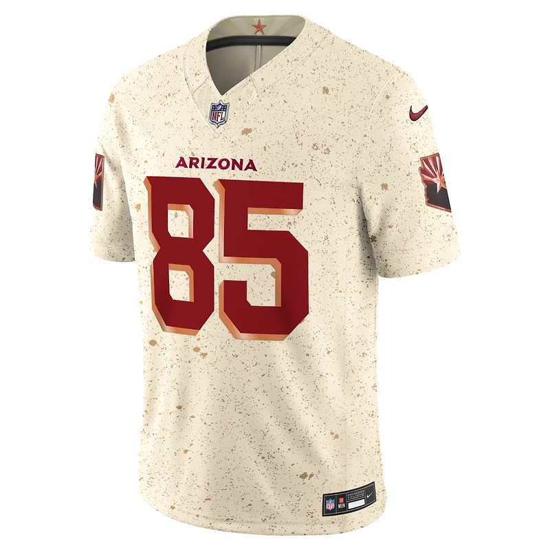 Maillot Nike Trey McBride Natural Arizona Cardinals Collection Rivalités 2025, édition limitée cousue