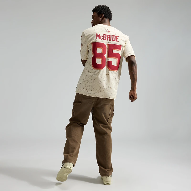 Men's Nike Trey McBride Natural Arizona Cardinals 2025 Rivalries Collection Stitched Limited Jersey