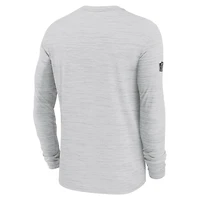 T-shirt à manches longues Nike blanc Arizona Cardinals Sideline Offensive Transition Velocity Dri-FIT pour homme
