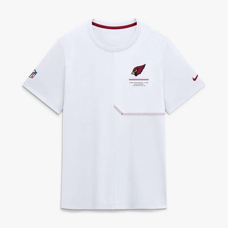 Men's Nike  White Arizona Cardinals Sideline UV Dri-FIT Coaches Shirt