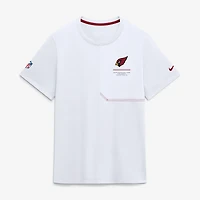 Men's Nike  White Arizona Cardinals Sideline UV Dri-FIT Coaches Shirt