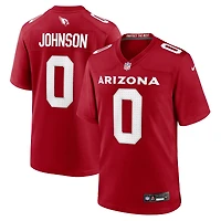 Maillot Nike Will Johnson Cardinal pour homme, équipe des Cardinals de l'Arizona
