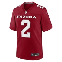 Maillot de match Nike Will Johnson Cardinal Arizona Cardinals pour homme