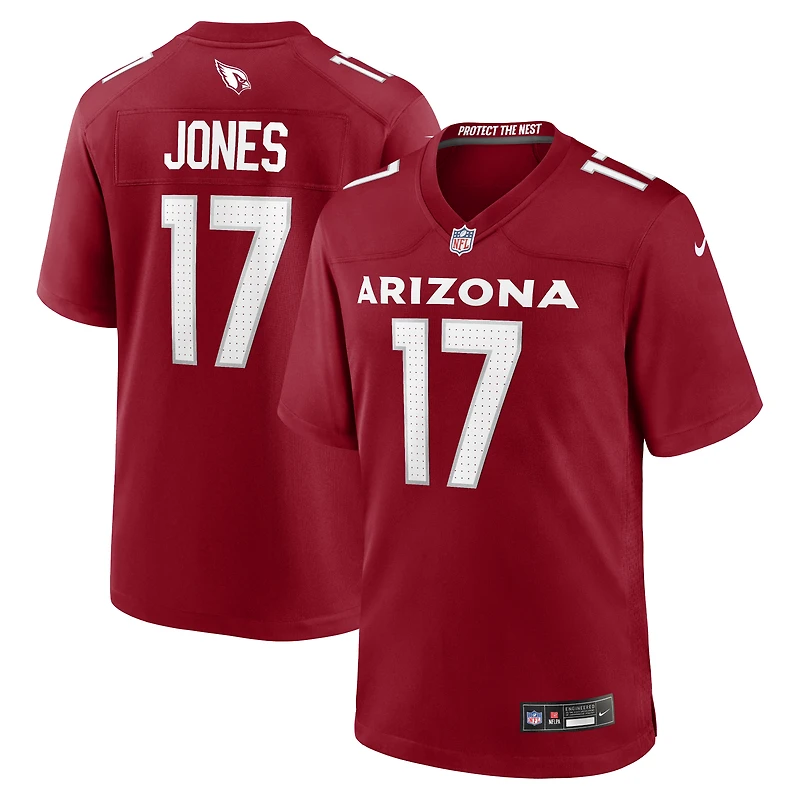 Maillot de match d'équipe Nike Zay Jones Cardinal Arizona Cardinals pour homme