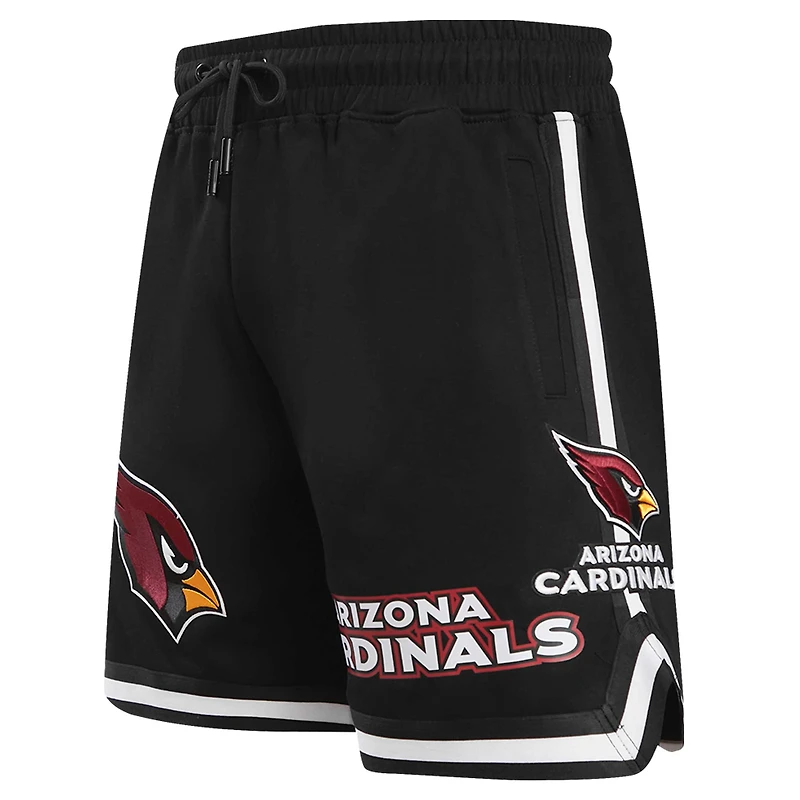 Short classique en chenille Pro Standard noir pour hommes des Cardinals de l'Arizona