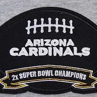 Men's Pro Standard Heather Gray Arizona Cardinals Crest Emblem Pullover Sweatshirt