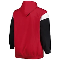 Profil pour hommes Cardinal Arizona Cardinals Big & Tall Trench Battle Pull à capuche