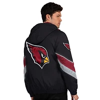 Veste zippée complète pour homme Starter Black/Cardinal Arizona Cardinals Thursday Night Gridiron