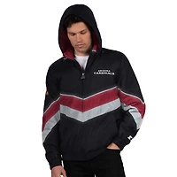 Veste zippée complète pour homme Starter Black/Cardinal Arizona Cardinals Thursday Night Gridiron