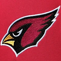 Chandail à capuchon avec fermeture éclair et blocs de couleur pour hommes Starter Cardinal/Black Arizona Cardinals Playoffs