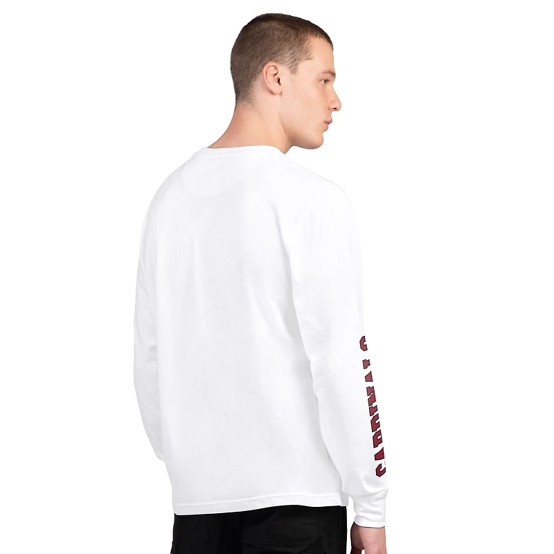Men's Starter  Cardinal/White Arizona Cardinals Short Sleeve & Long T-Shirt Combo Pack